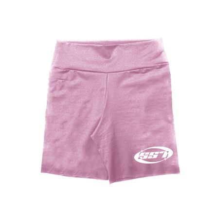 PINK BIKER SHORTS