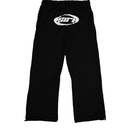 BLACK LOGO PANTS 2.0