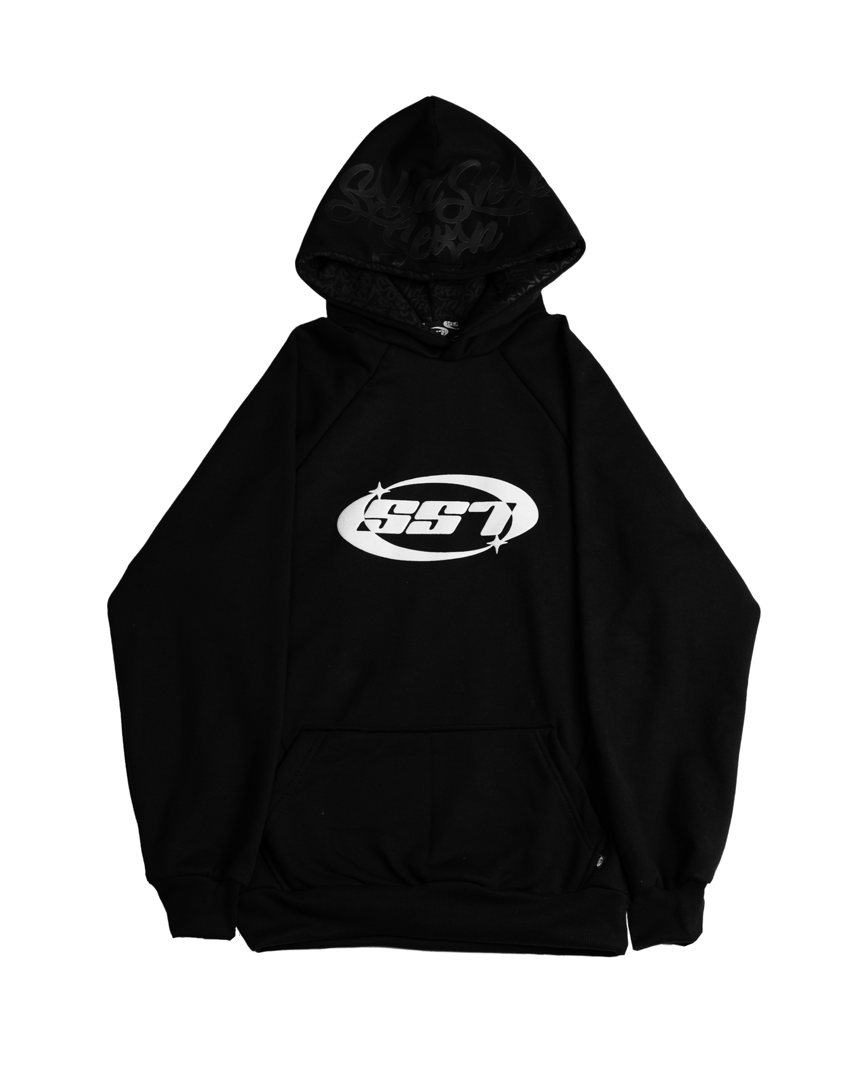 BLACK LOGO HOODIE 2.0