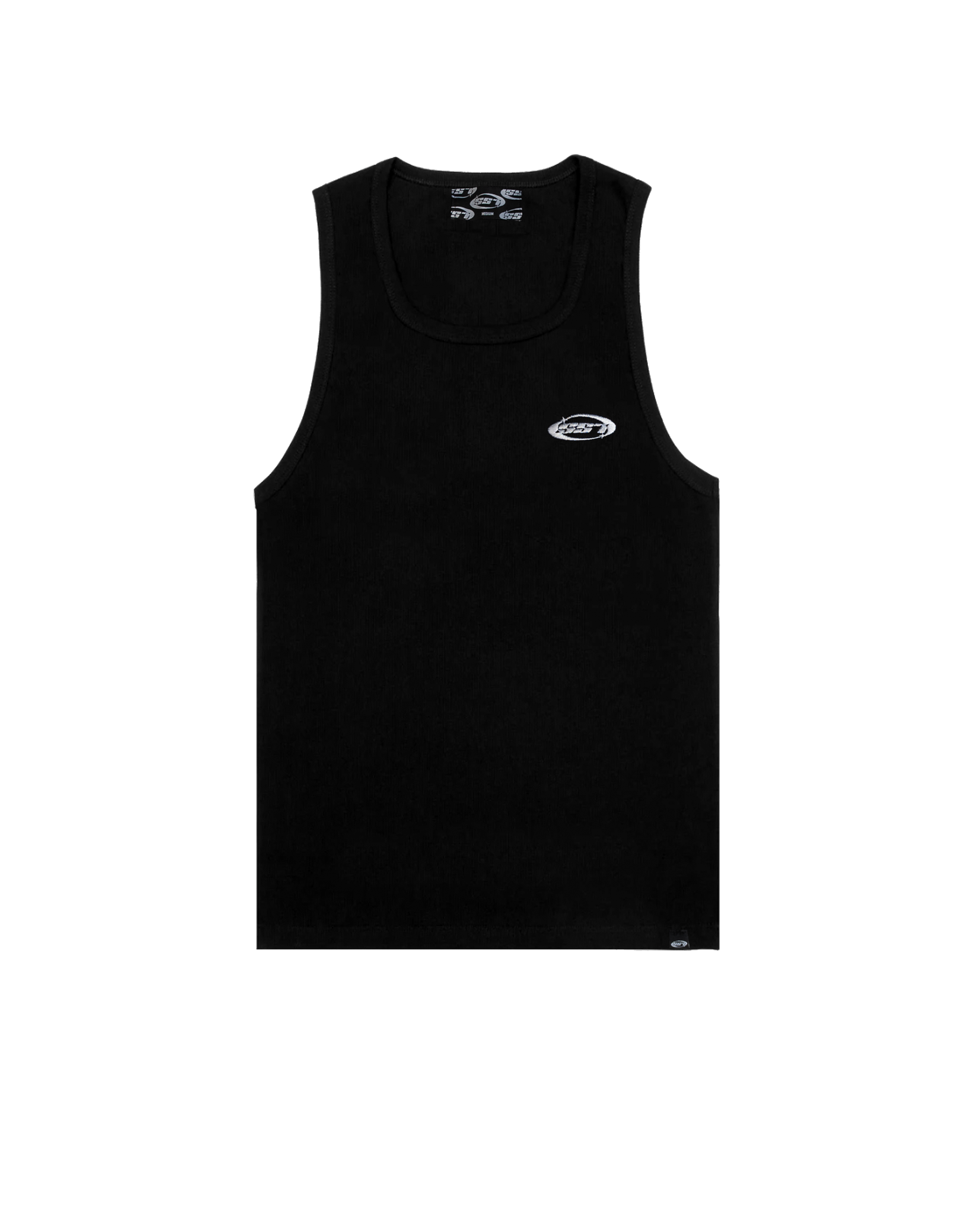 BLACK LOGO TANK TOP