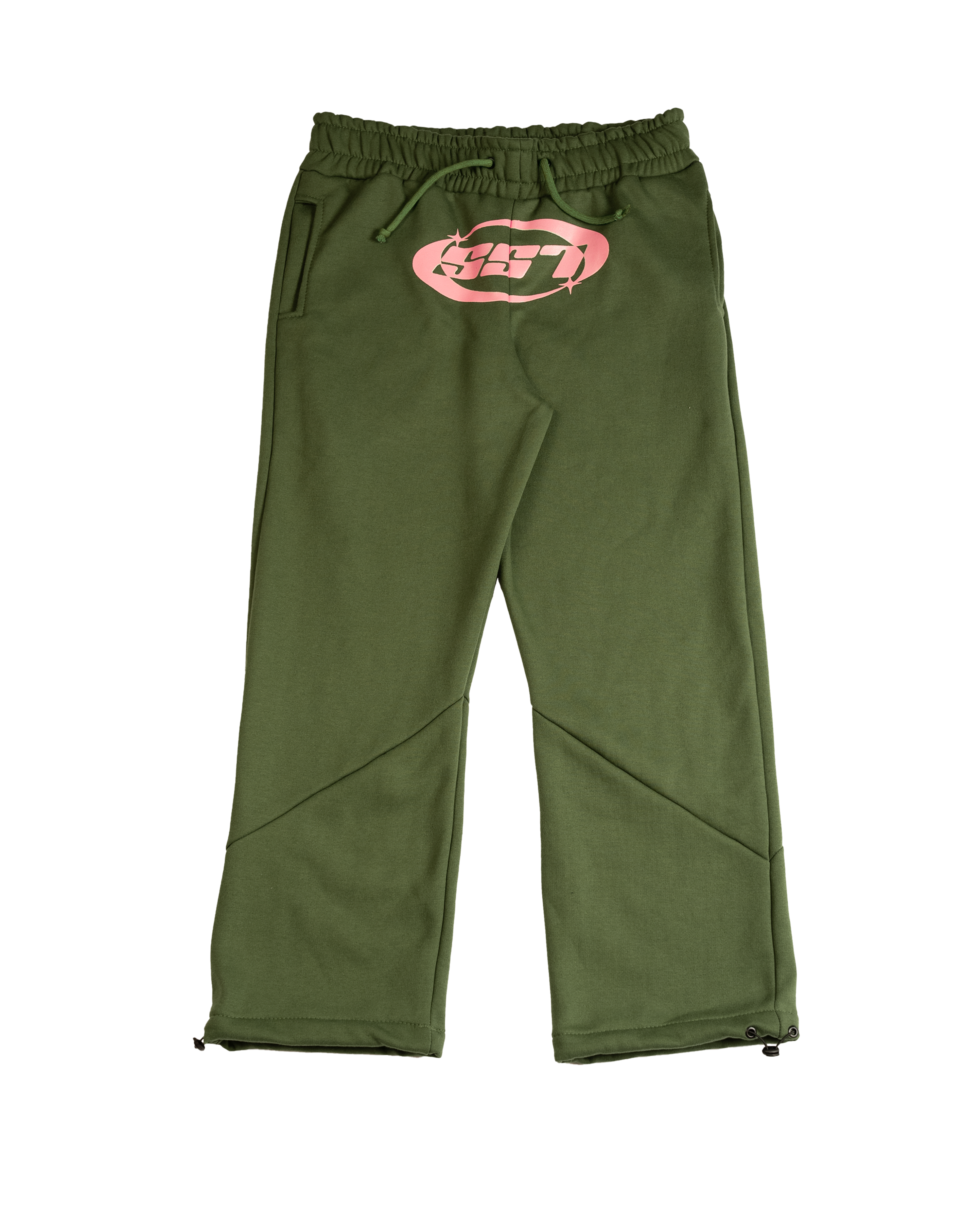 GREEN/PINK LOGO PANTS 2.0