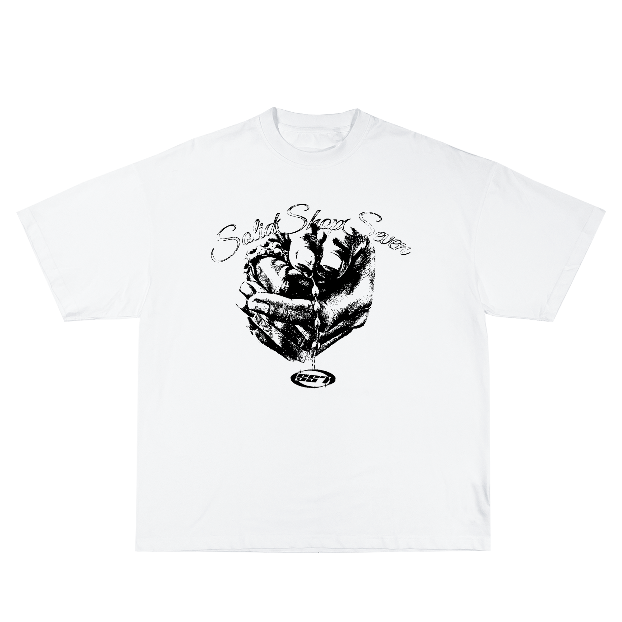 WHITE BLESSED TEE