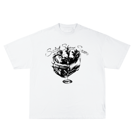 WHITE BLESSED TEE