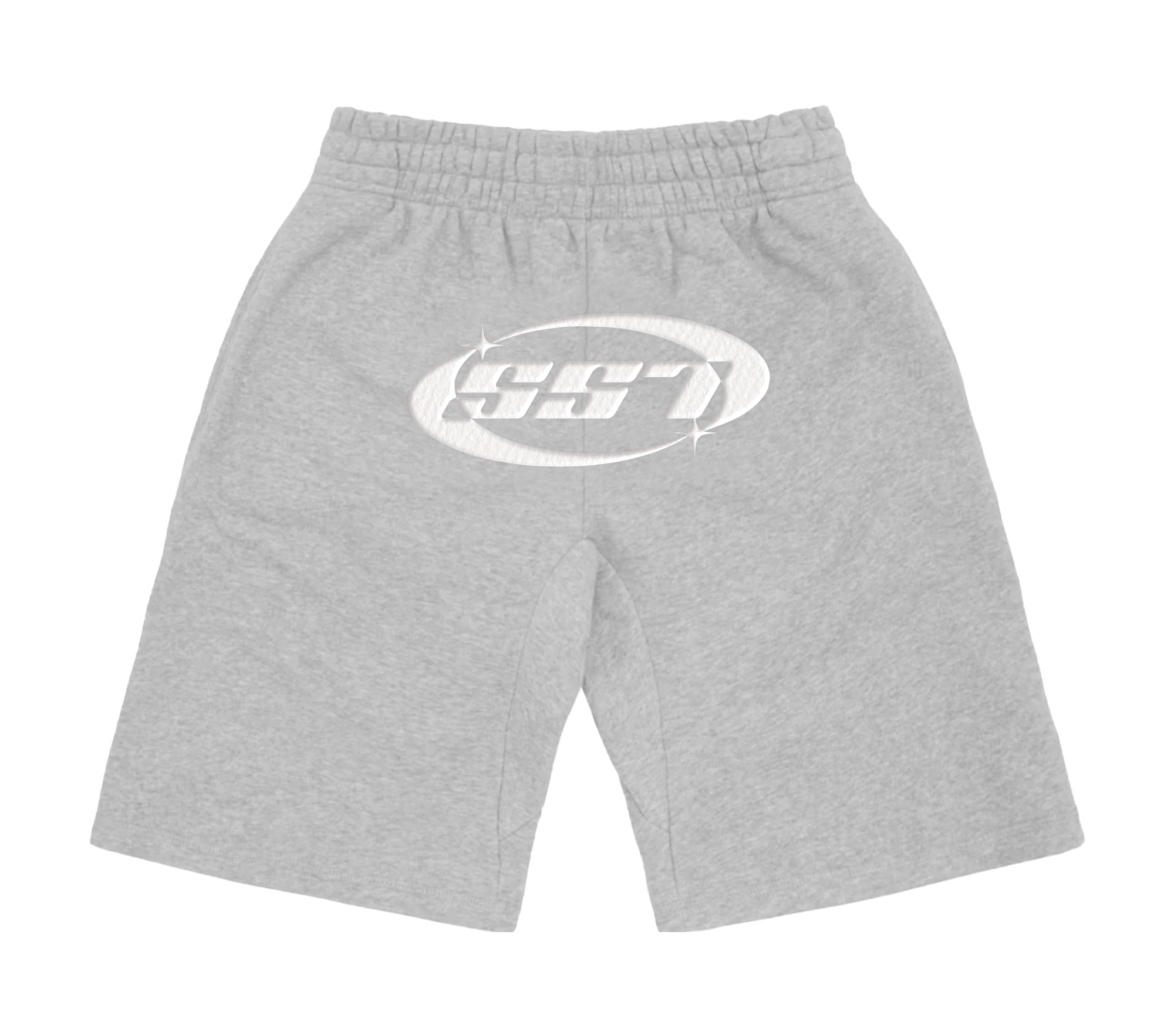 GRAY LOGO SHORTS