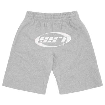 GRAY LOGO SHORTS