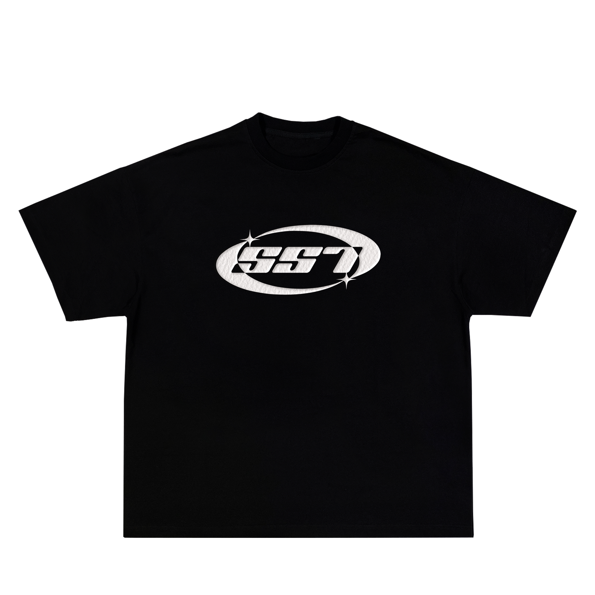 BLACK LOGO TEE