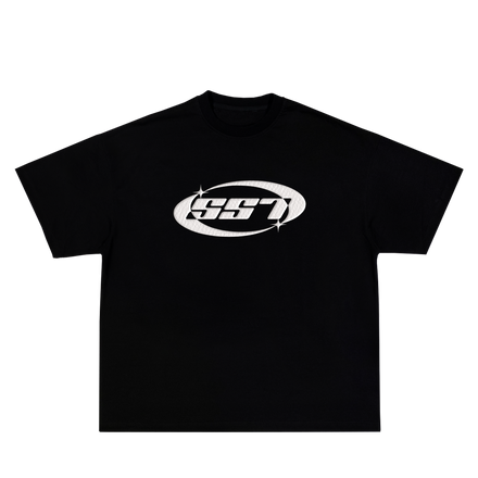 BLACK LOGO TEE