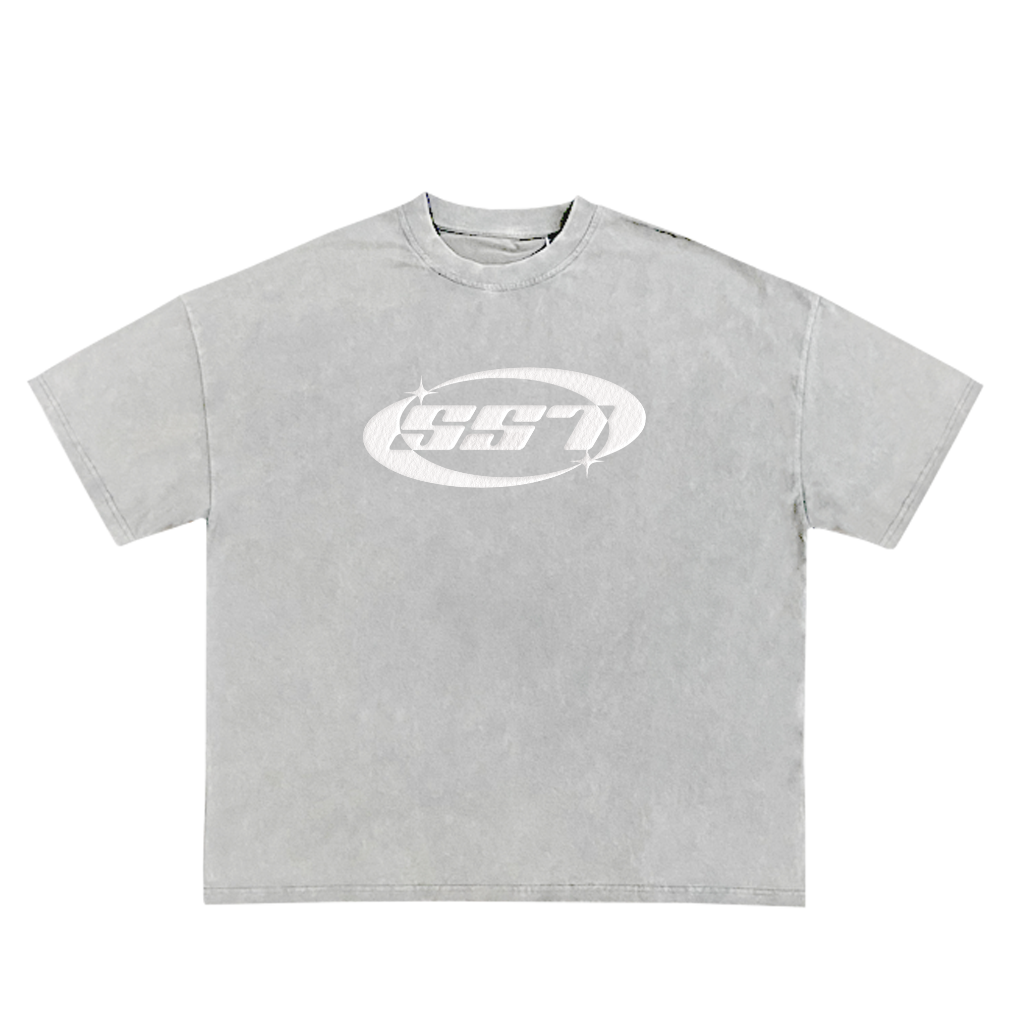 GRAY LOGO TEE