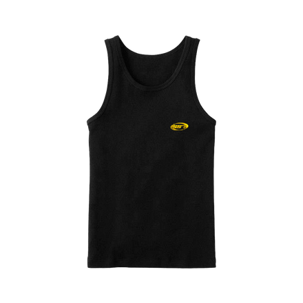MEN'S BLACK/YELLOW TANK TOP